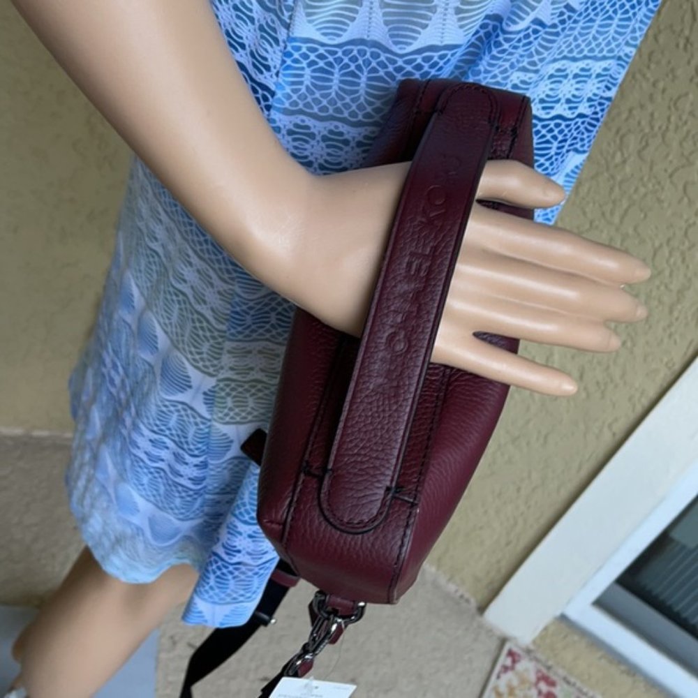 Michael Kors Cooper Utility Crossbody Leather Merlot - Picture 16 of 16